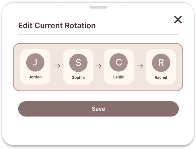 Edit current rotation card in the pastel color test