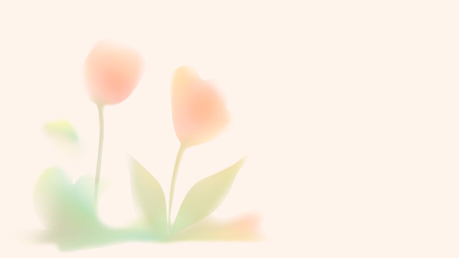 Procreate illustration scene from the lyric video
