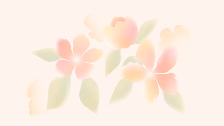 Procreate illustration scene from the lyric video